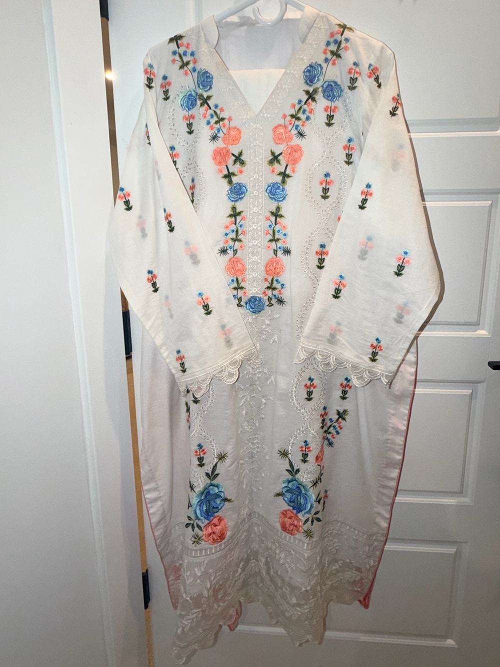 Heavy Embroided Cotton Pakistani Shalwar Kameez